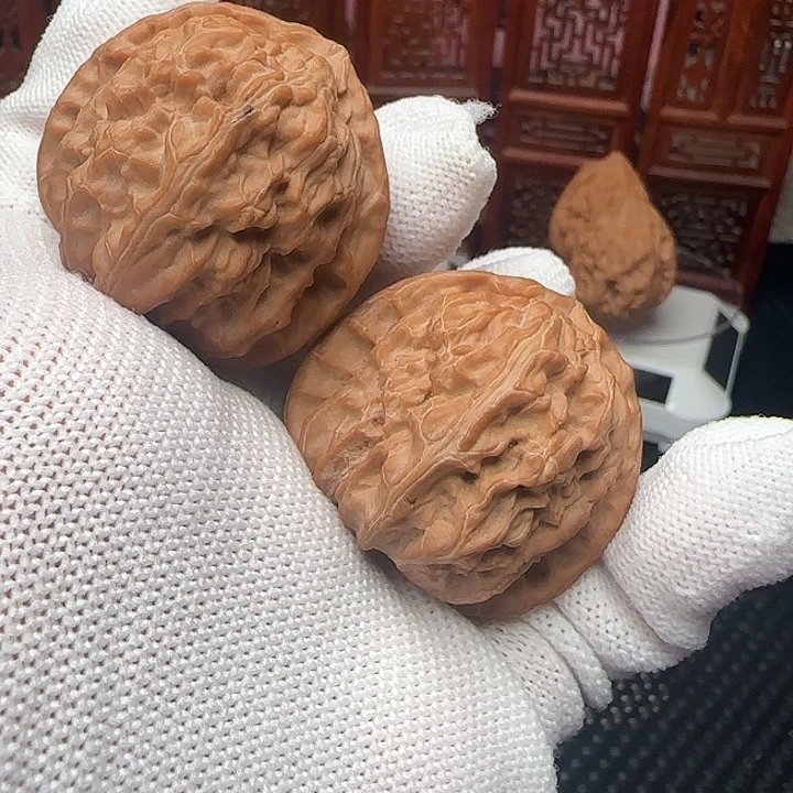 吊坠文玩核桃全品白狮子39➕福利