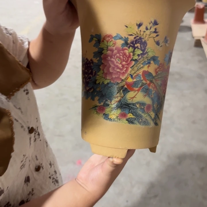 紫砂紫砂花盆破损补发