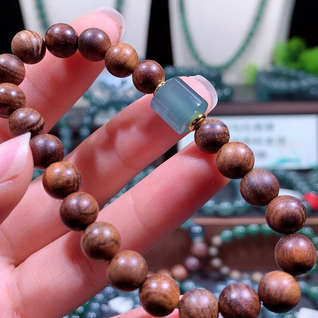 翡翠未镶嵌手链天然a货翡翠手串10