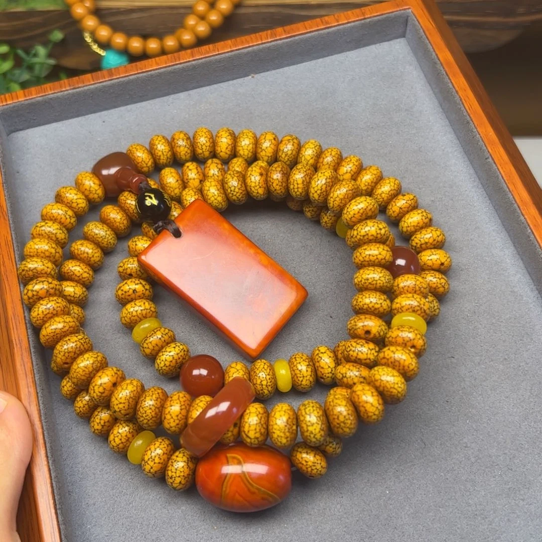 嘛***视吊坠星月菩提星月