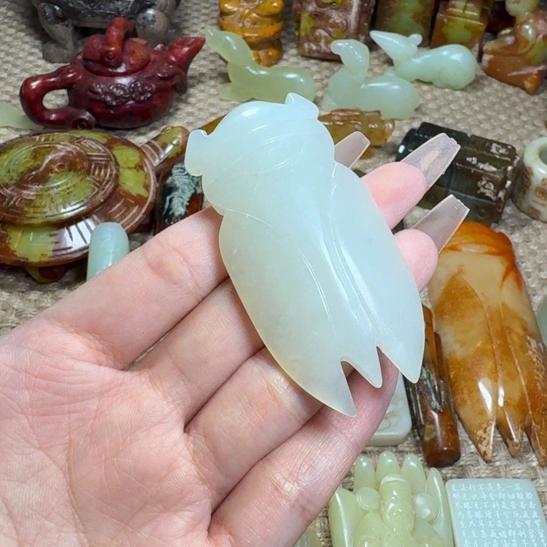 白玉菩提吊坠挂件