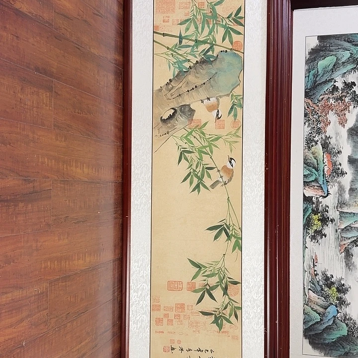 国画带框尺寸48*163厘米