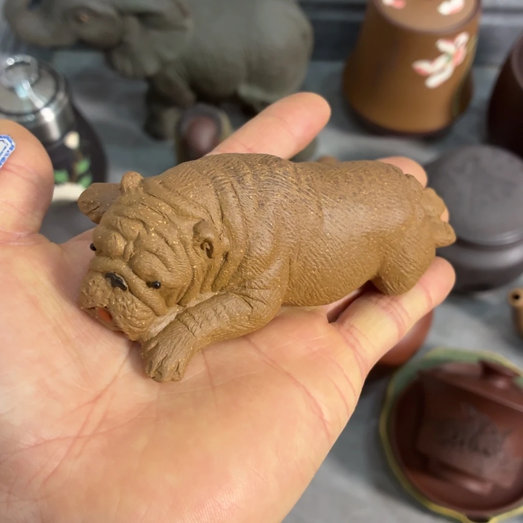 茶杯紫砂放漏放漏放大漏了