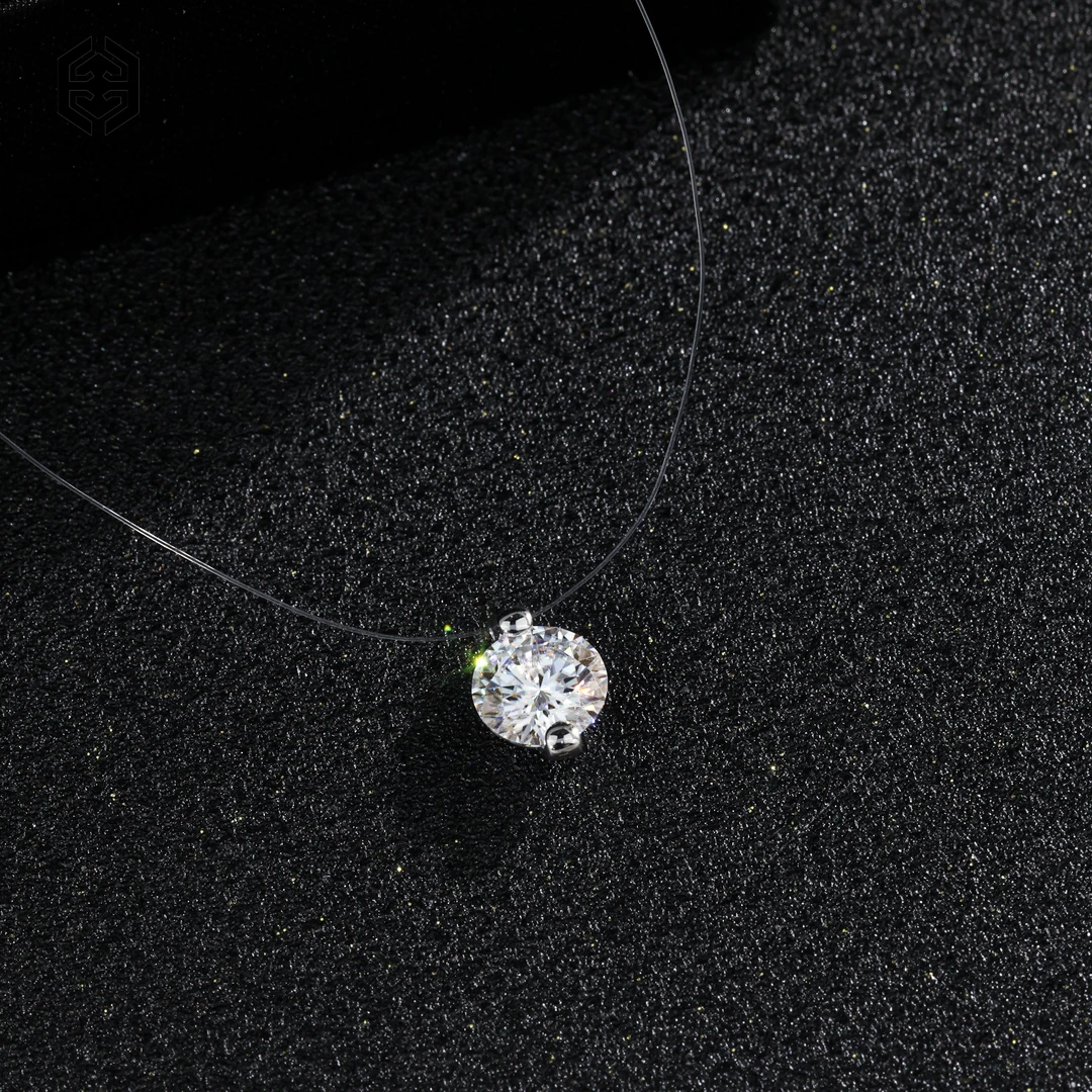 925银莫桑石银制品 TH1116-9819-0252莫桑钻项链（一件/多样性发）X