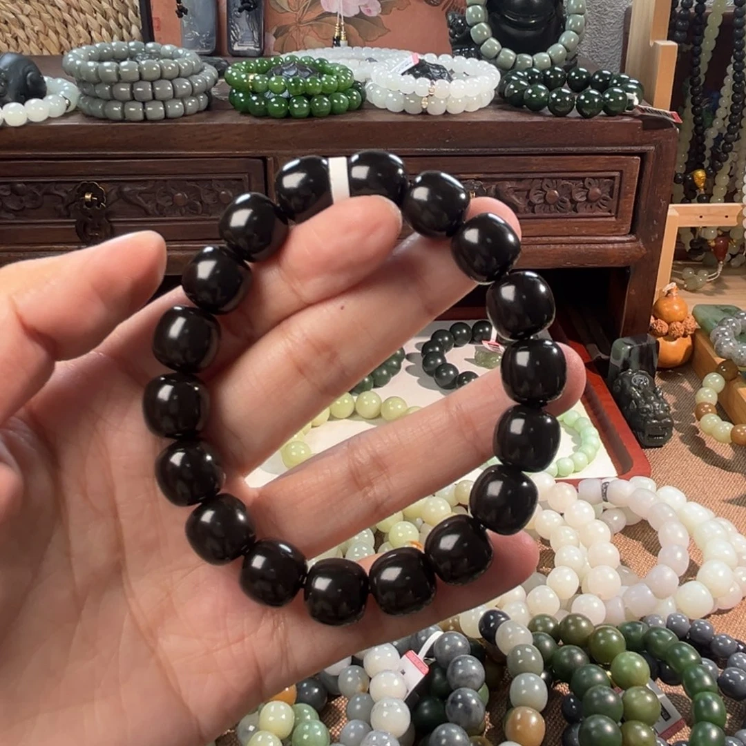 和田玉未镶嵌手链