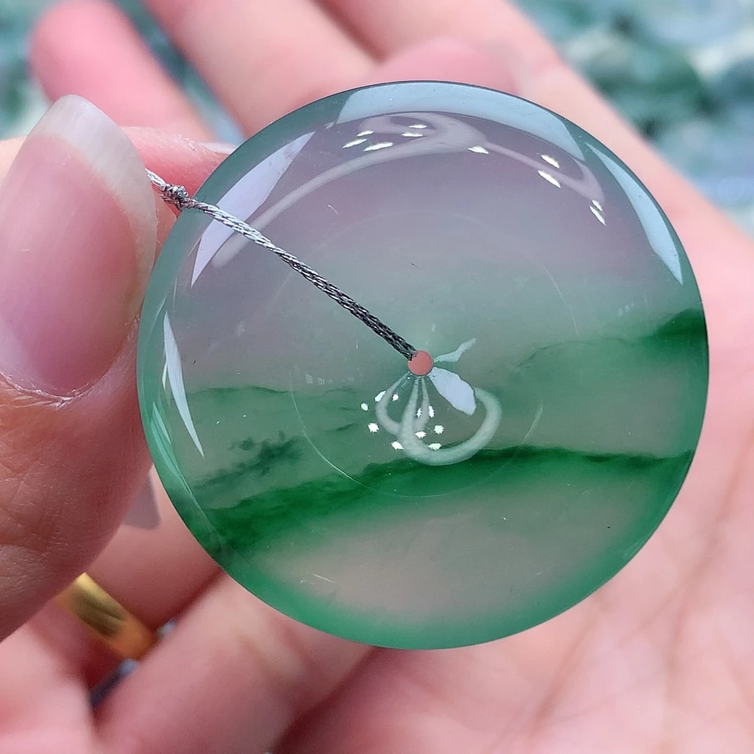 颈饰未镶嵌翡翠编号118尺寸35.4-6.8