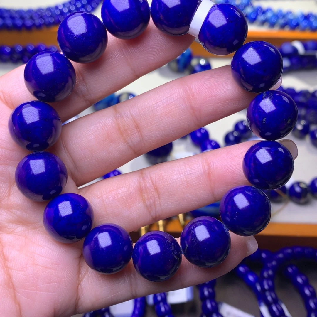 青金石未镶嵌手串14m