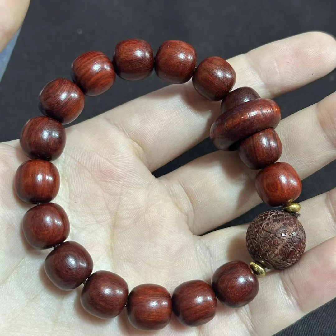 血檀老型珠手串卡12 076（无礼盒）