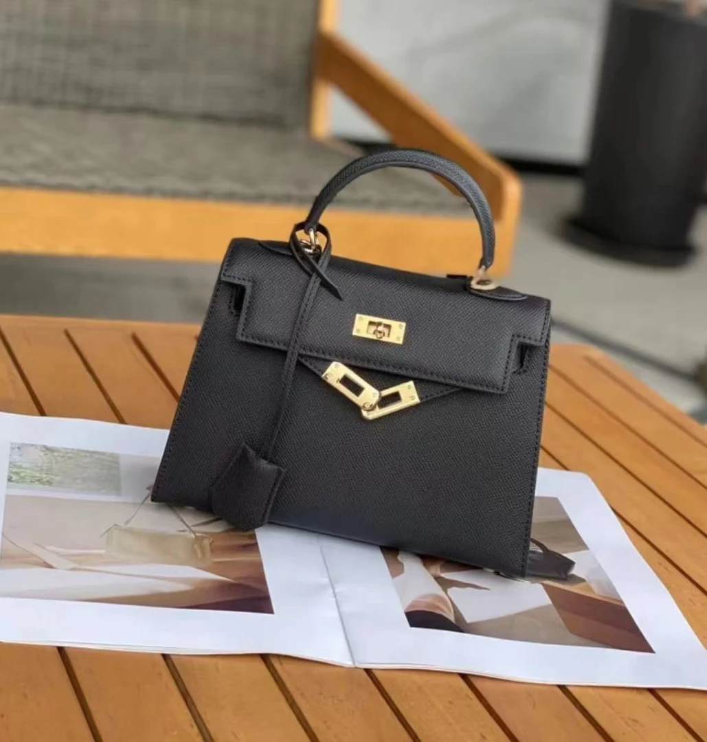 Tian Yi渠道货】-2025新款轻奢单肩手提斜跨包 YK 黑金