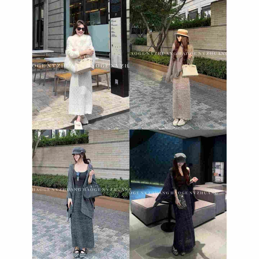 奢感闪耀HGQ5BSQ3004A半身裙预气质时尚百搭秋冬设计款