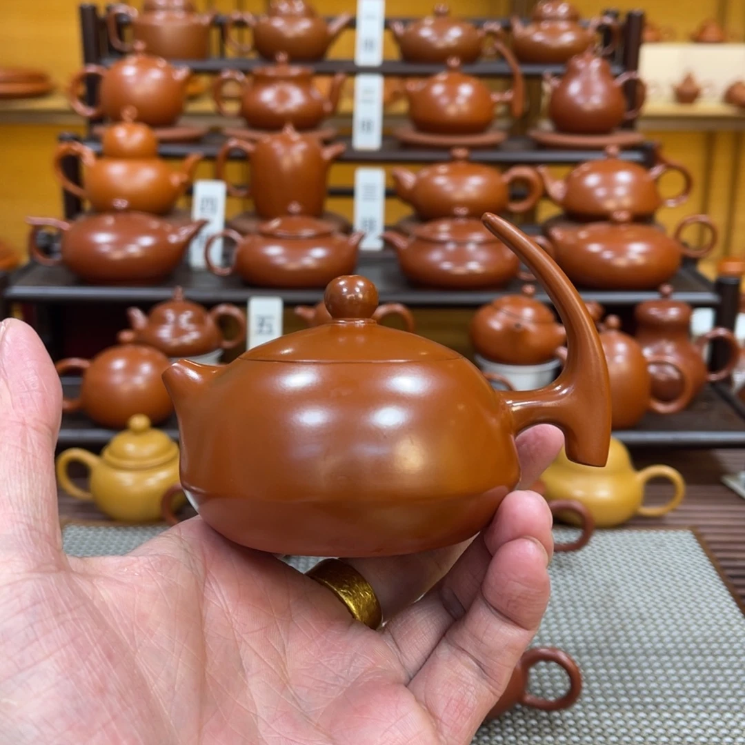 茶壶紫砂半把 110-130cc