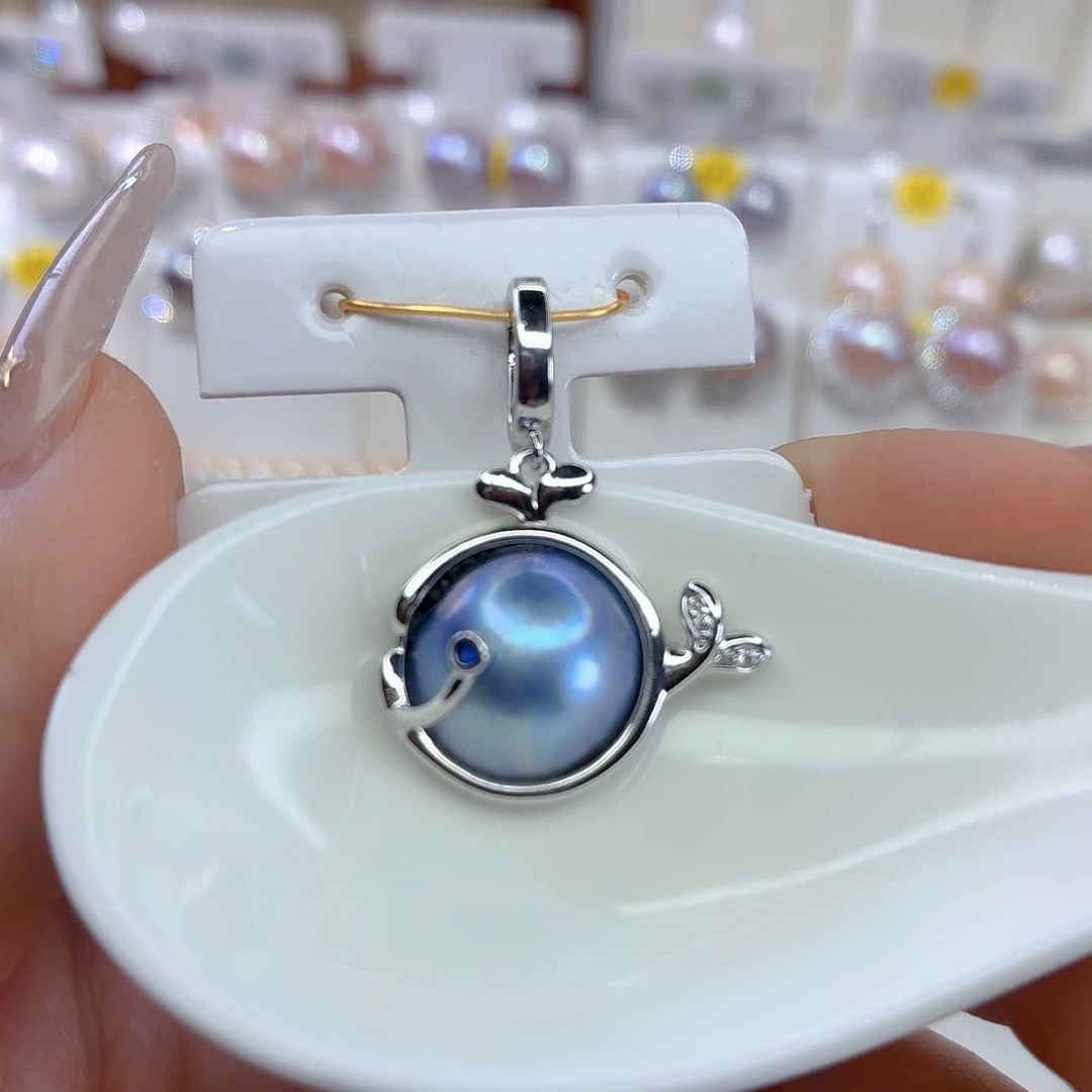 合金淡水珍珠颈饰