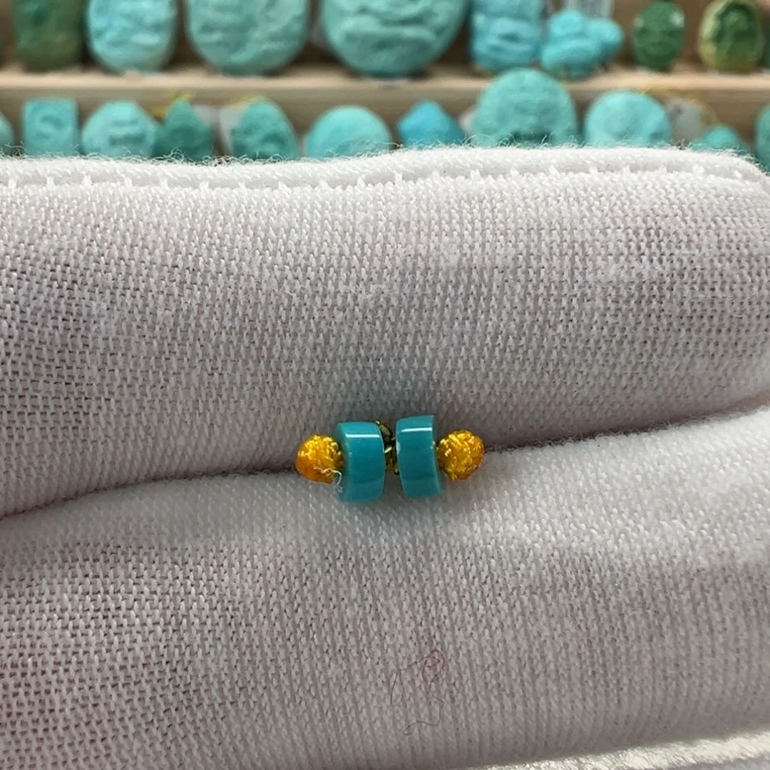 未镶嵌绿松石隔片4mm