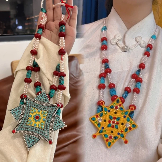 铁合金项链 央稞【新款八角项链】2025新款大气藏式项链