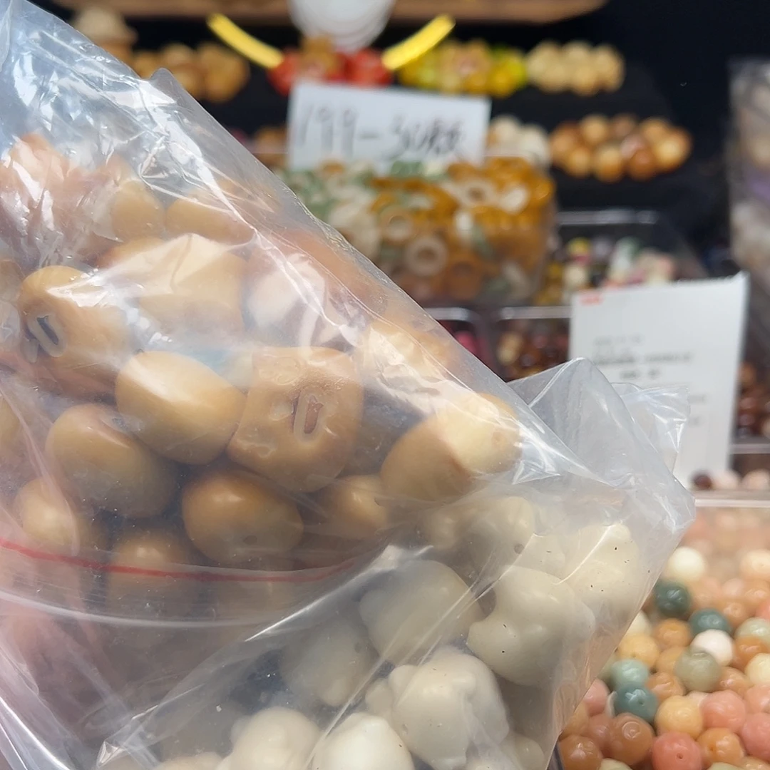 木***偶菩提根/象牙果手串牙果100颗通货