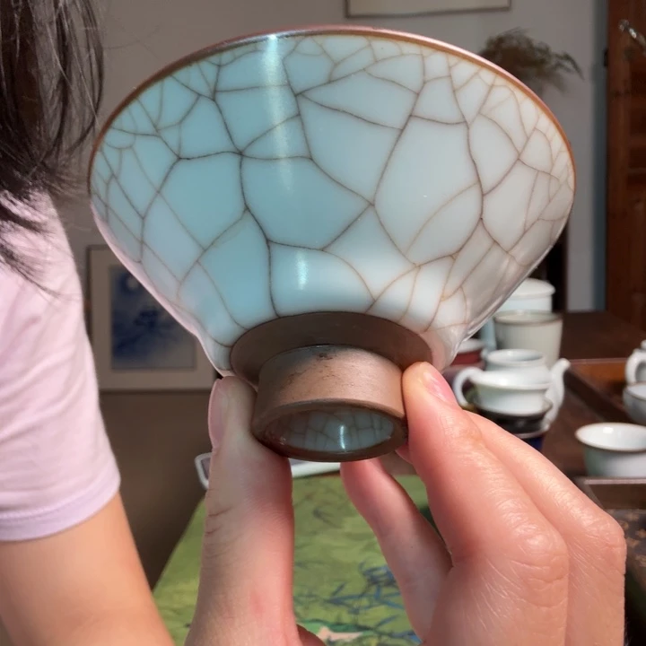 天青斗笠杯容量40毫升