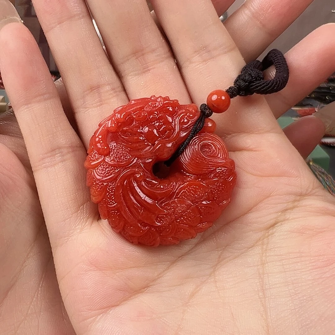 南红玛瑙未镶嵌挂件