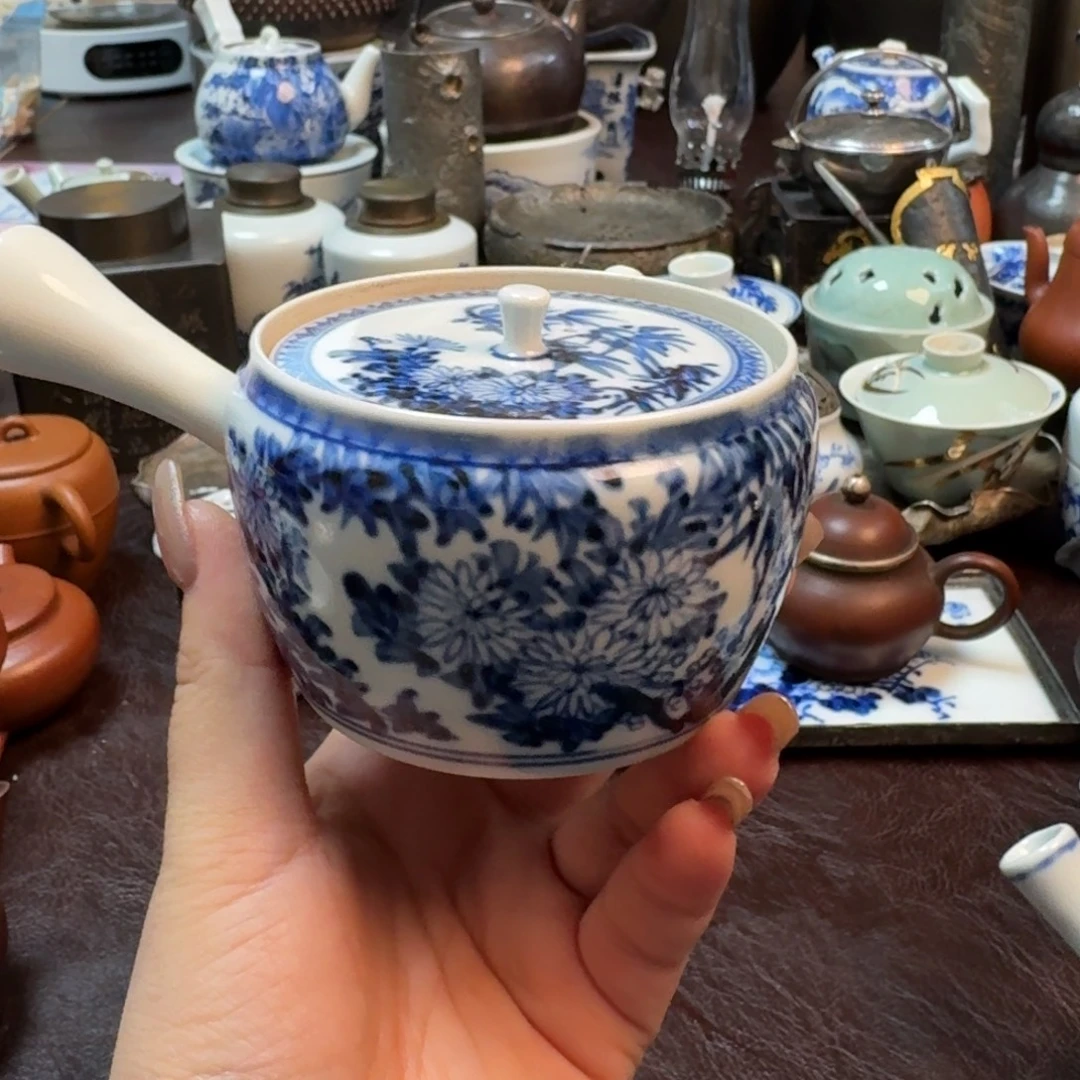 不***斋阡茶可集精选侧把壶