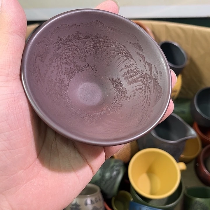 茶杯紫砂全手工紫砂主人杯