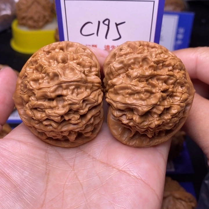 把件文玩核桃48官帽c195