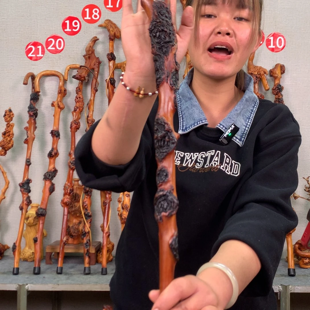 黑果木蔡****3高原天然实木盘玩棍