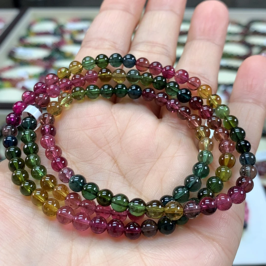 碧玺手链未镶嵌5.3毫米左右