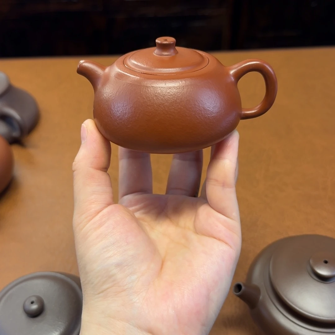 紫砂茶壶矮井栏，120cc