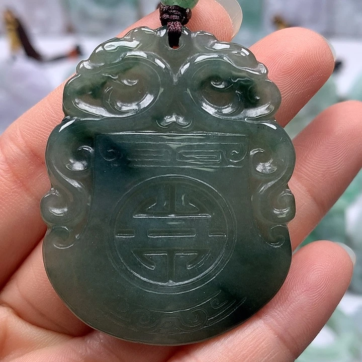 翡翠未镶嵌颈饰仿古龙行天下福利