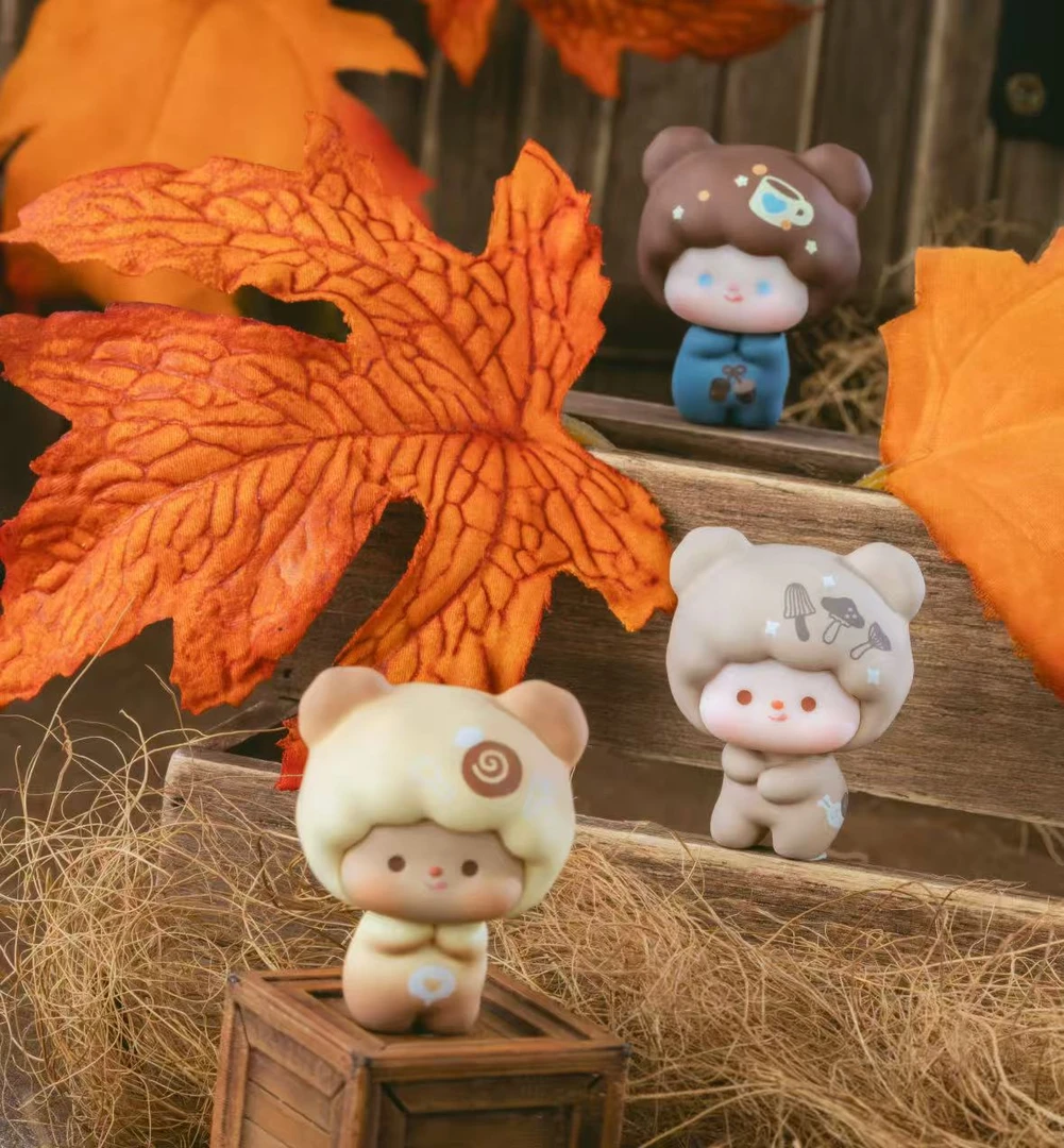 GUMI小熊咕咪-暮染秋声系列萌粒手办盲盒盲袋