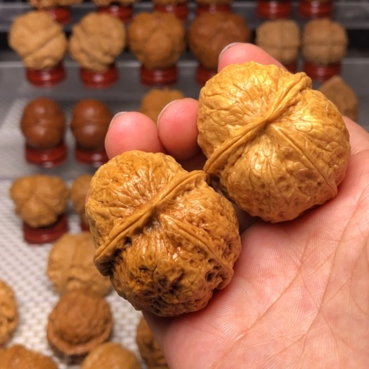 文玩核桃把件7三棱