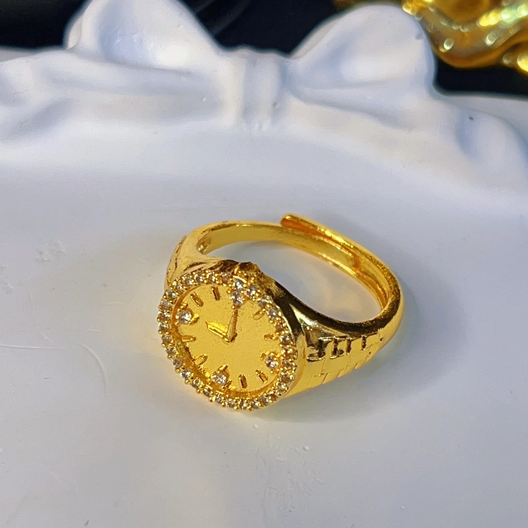 铜合金锆石戒指 哈尼西牧时尚百搭戒指#0008174