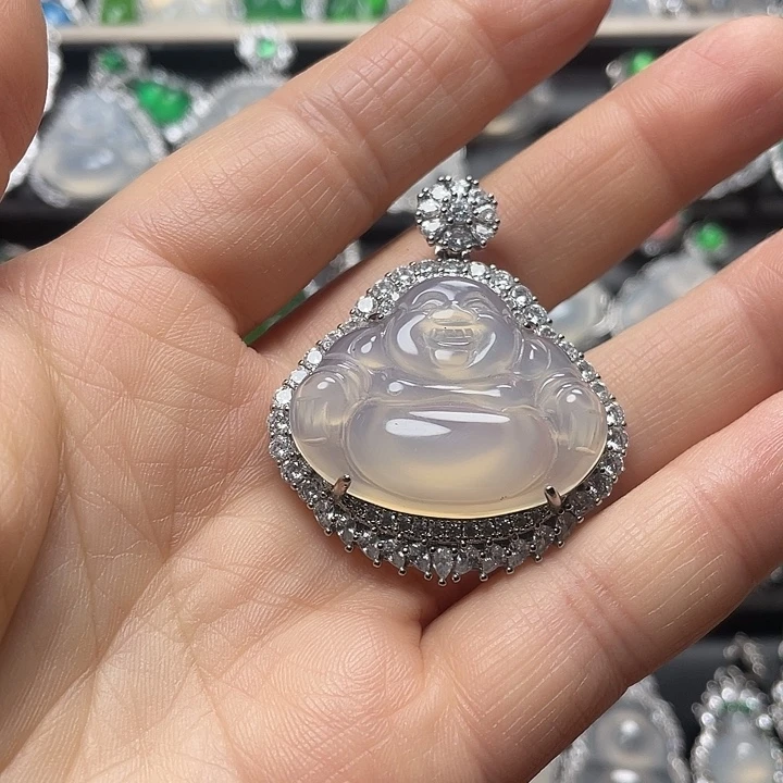 玛瑙/玉髓合金挂件