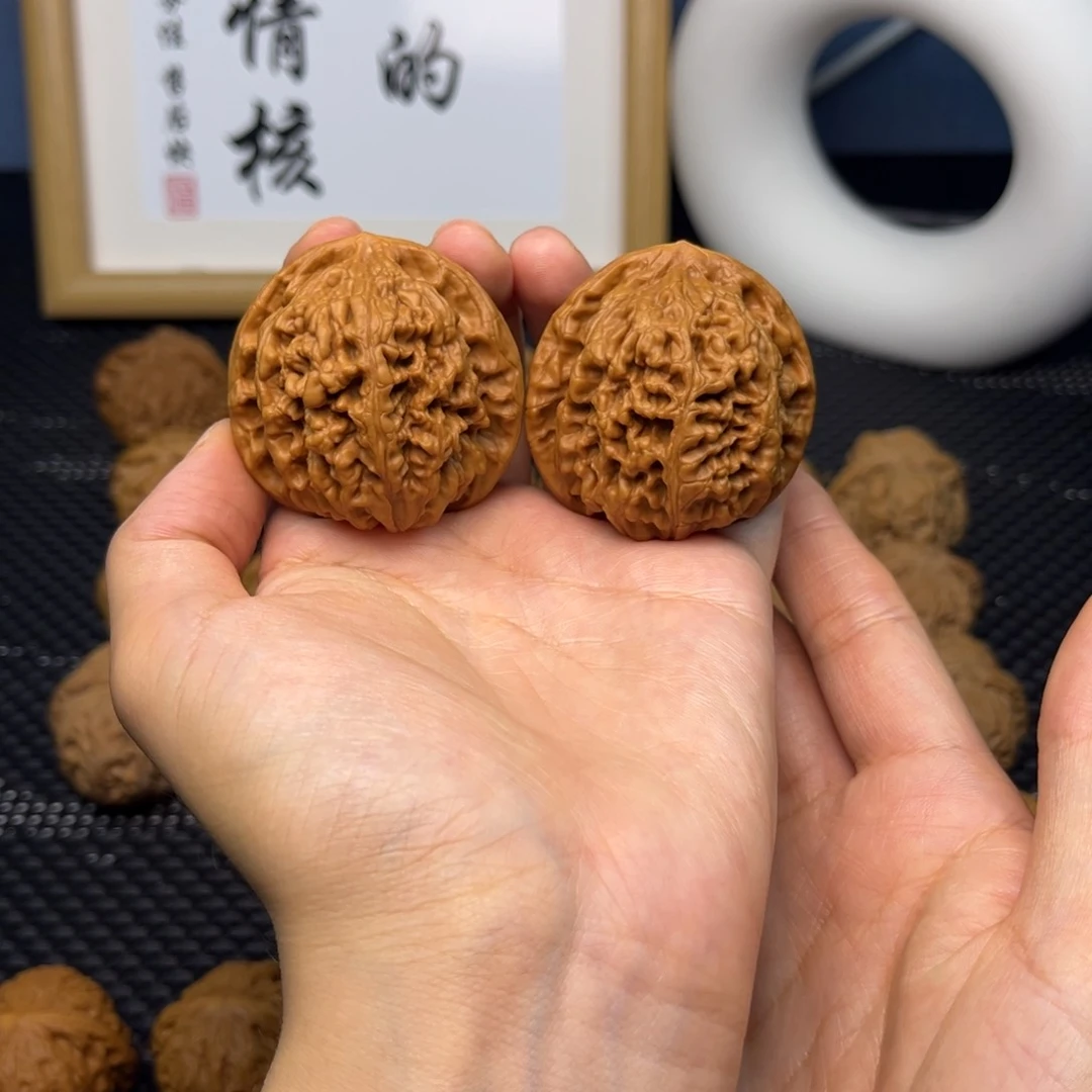 文玩核桃把件N*n凤凰台45微微修打底