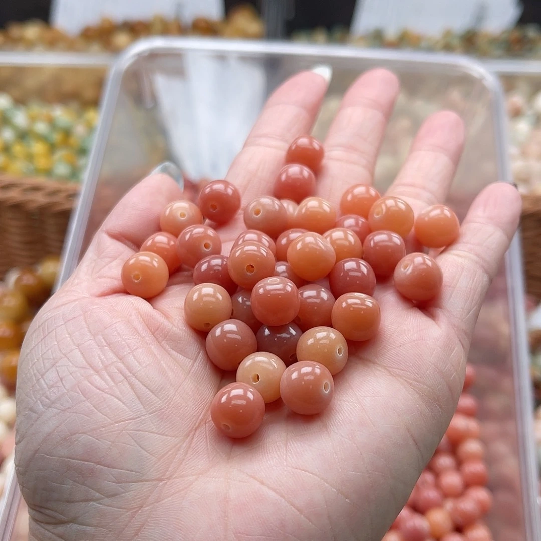 白玉菩提吊坠Q/10mm/100+50颗