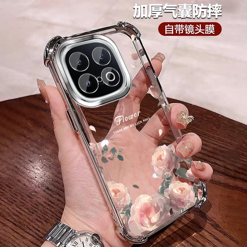 带镜头膜适用iqooz10turbo+手机壳四角防摔高颜值个性硅胶全包ins