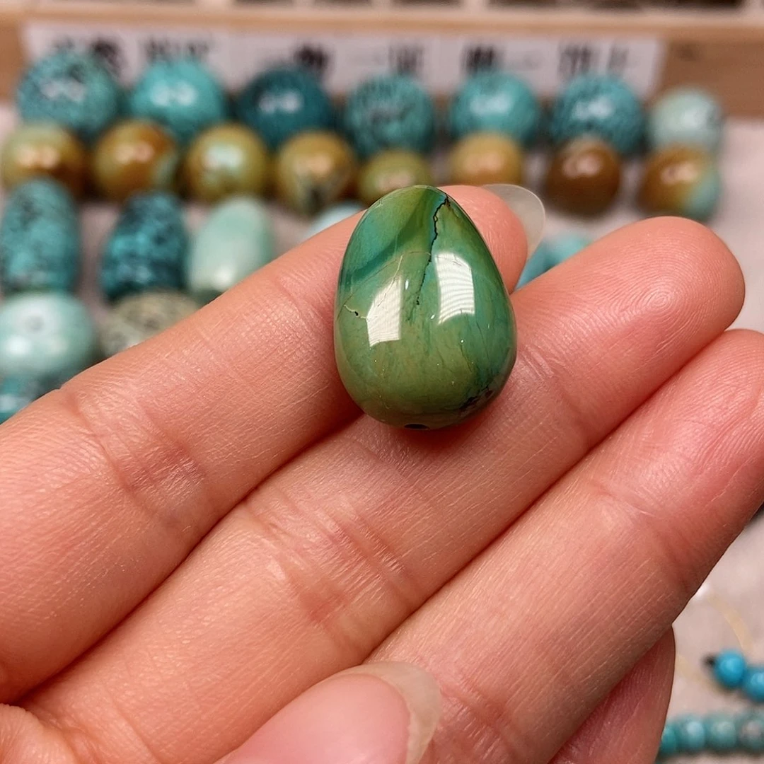 未镶嵌绿松石珠宝半成品