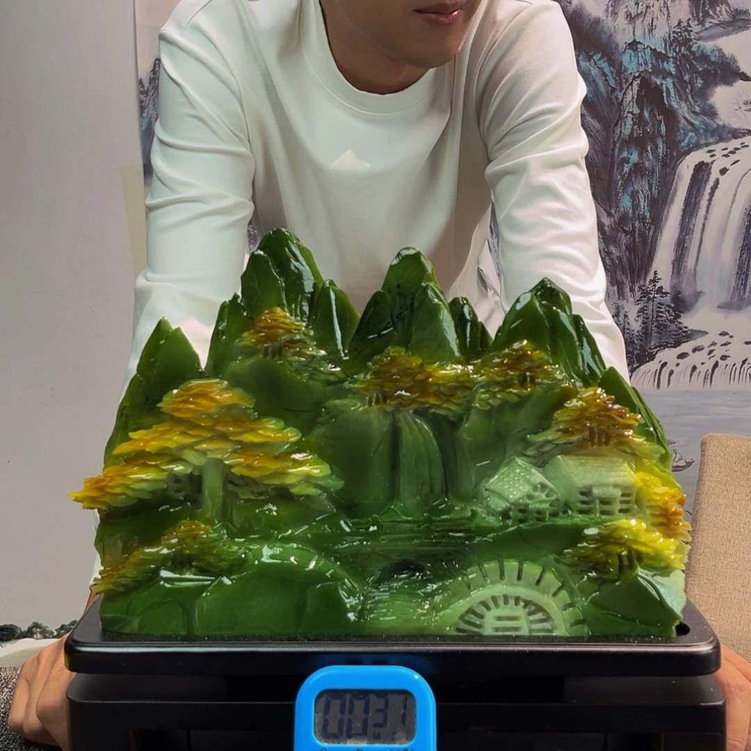 曹***姐玉玉摆件多色带底座