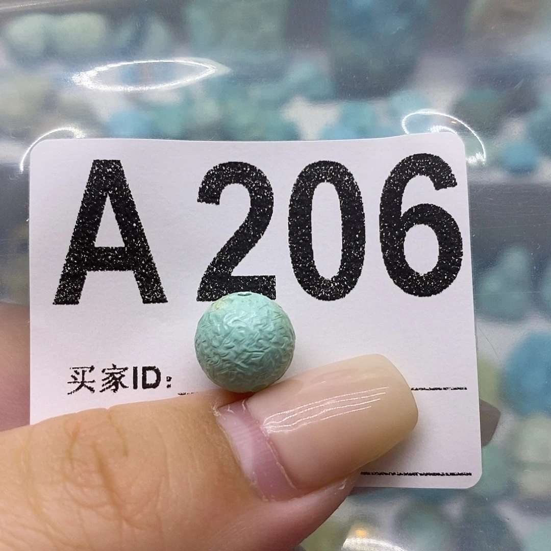 未镶嵌绿松石绿松石配饰定制海*