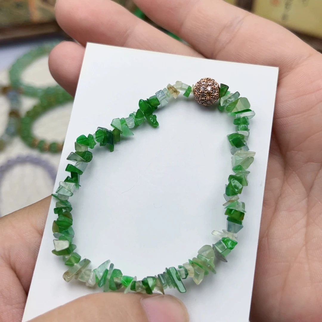 未镶嵌手链翡翠翡翠