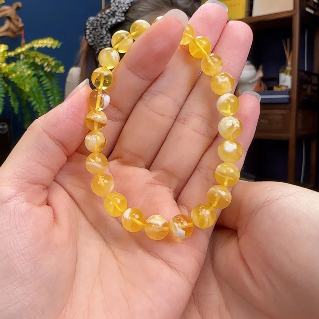 未镶嵌蜜蜡手链7.7，11111111111