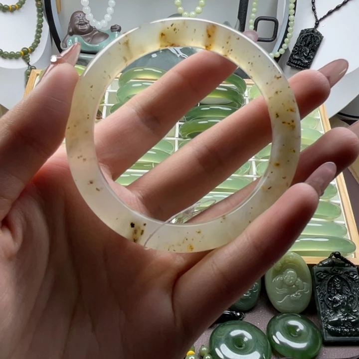 蛇纹石玉合金手镯
