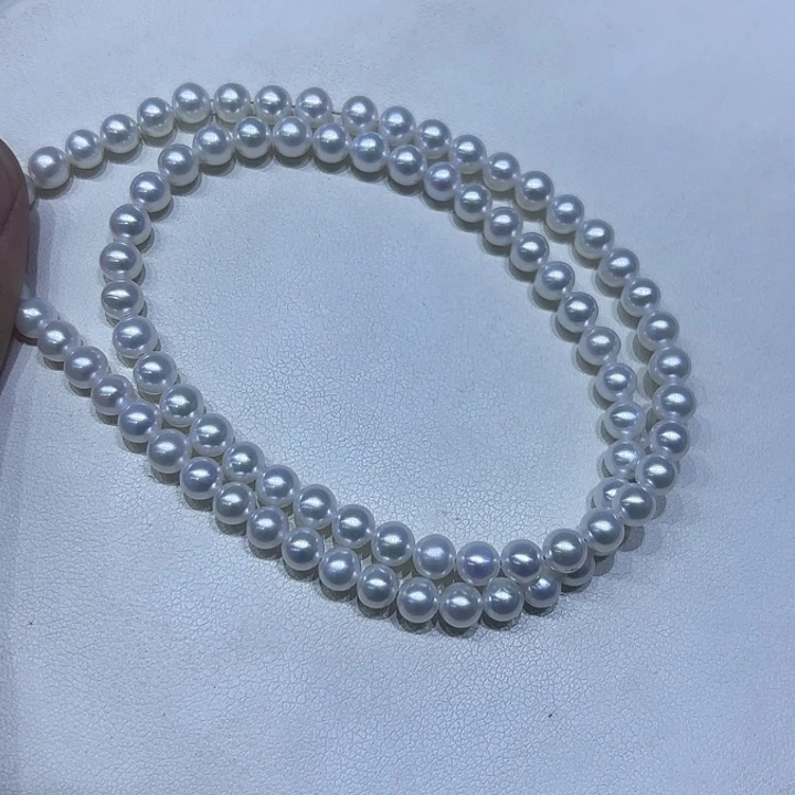 颈饰银S925镶嵌淡水珍珠