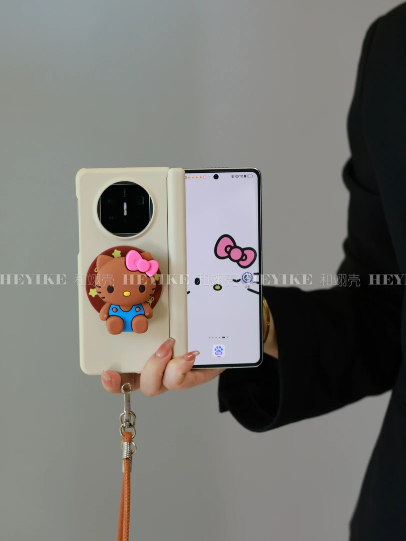新款KT立体支架适用华为matex6手机壳新款vivoxfold5折叠超薄防摔