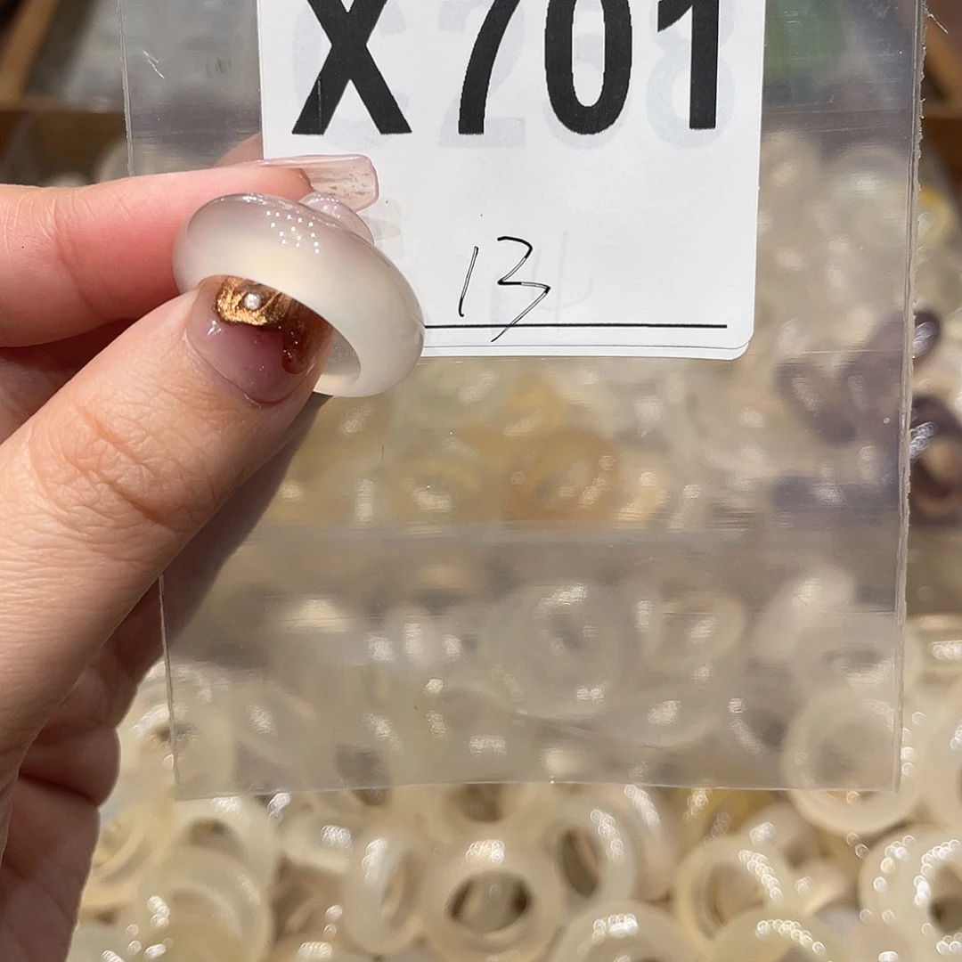 玛瑙/玉髓未镶嵌戒指701