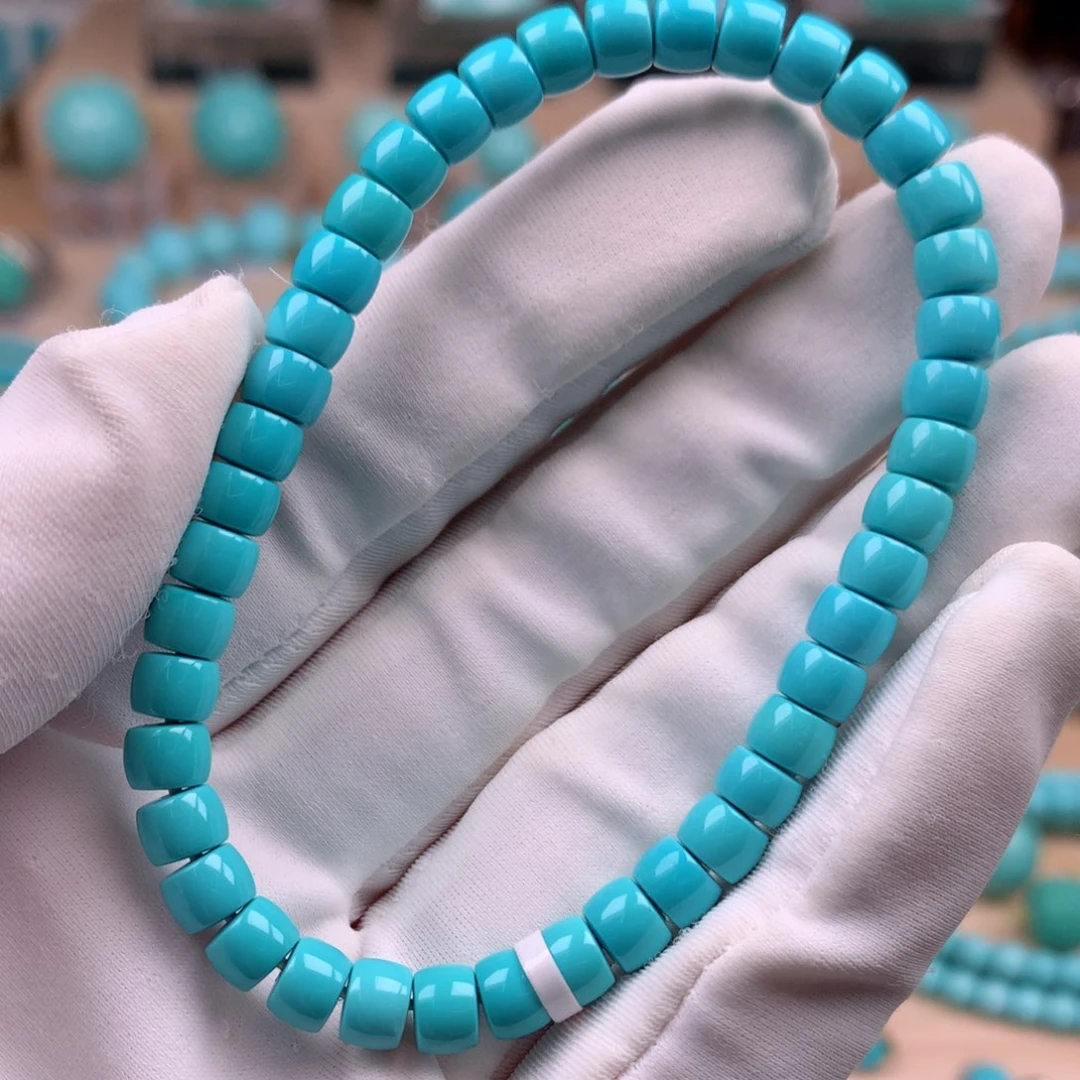 绿松石未镶嵌珠宝奇石5.6mm