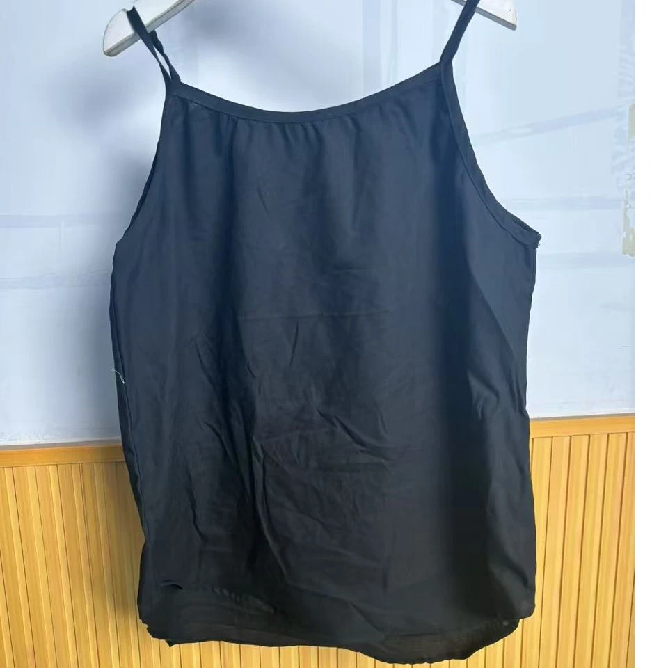 微瑕处理亚麻时尚休闲百搭夏季复古国风中式无袖宽松文艺吊带