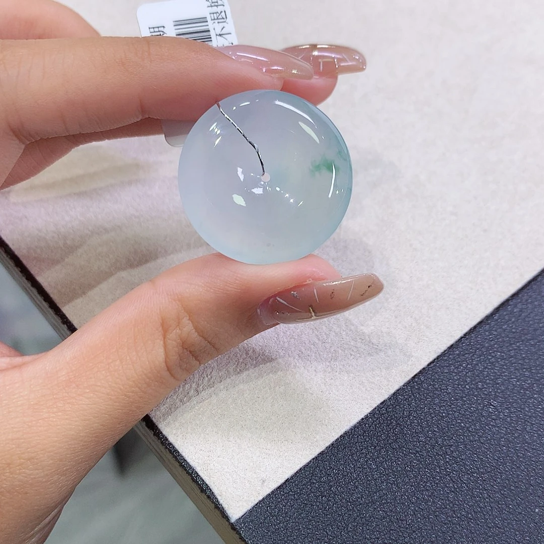 翡翠未镶嵌吊坠(不含链)26.3-5.8