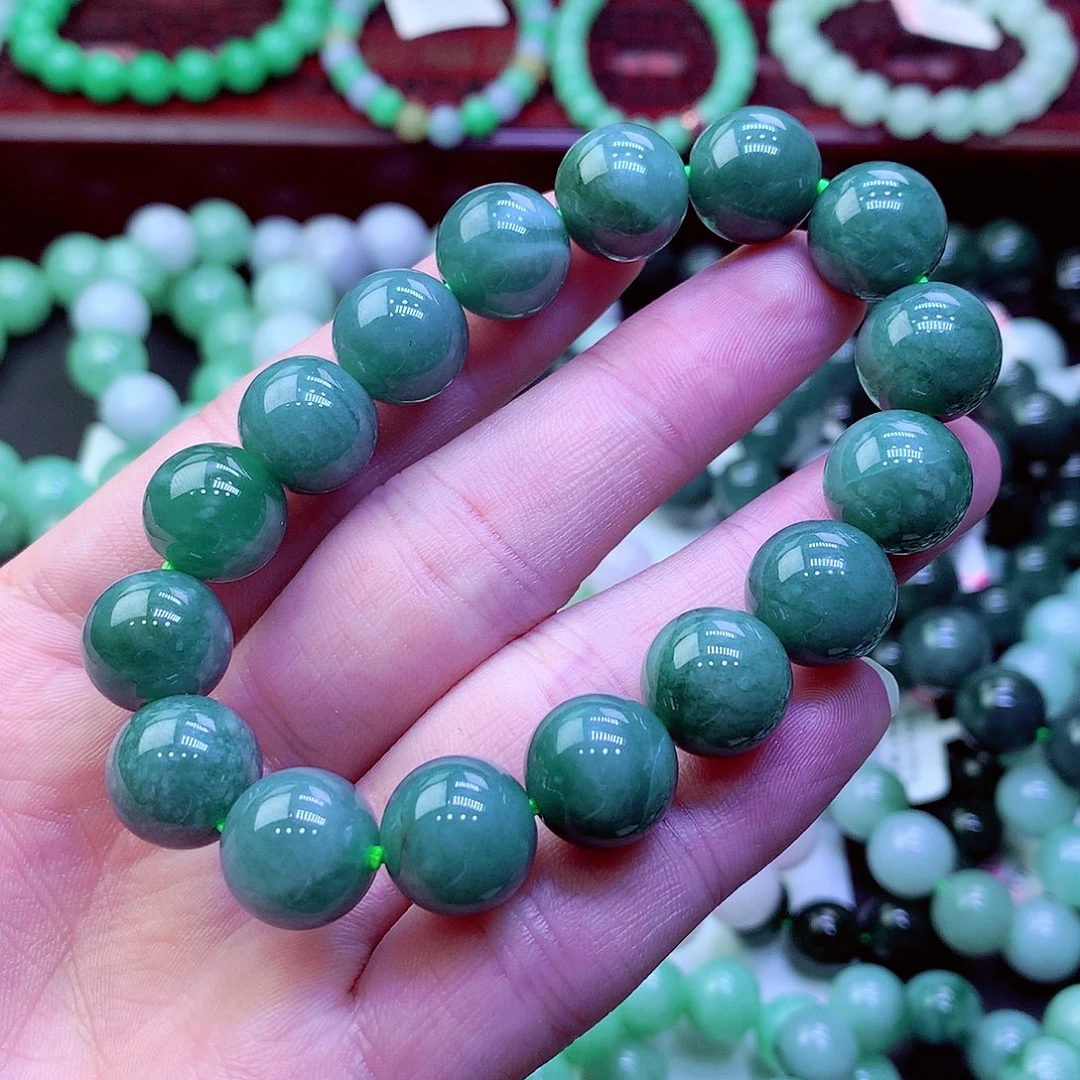 翡翠未镶嵌毛衣链