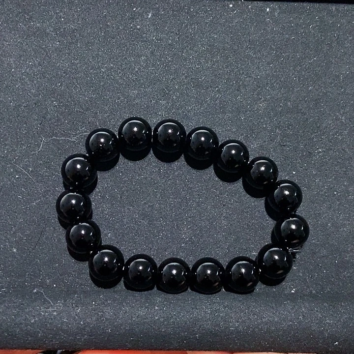 曙***里黑曜岩未镶嵌手链