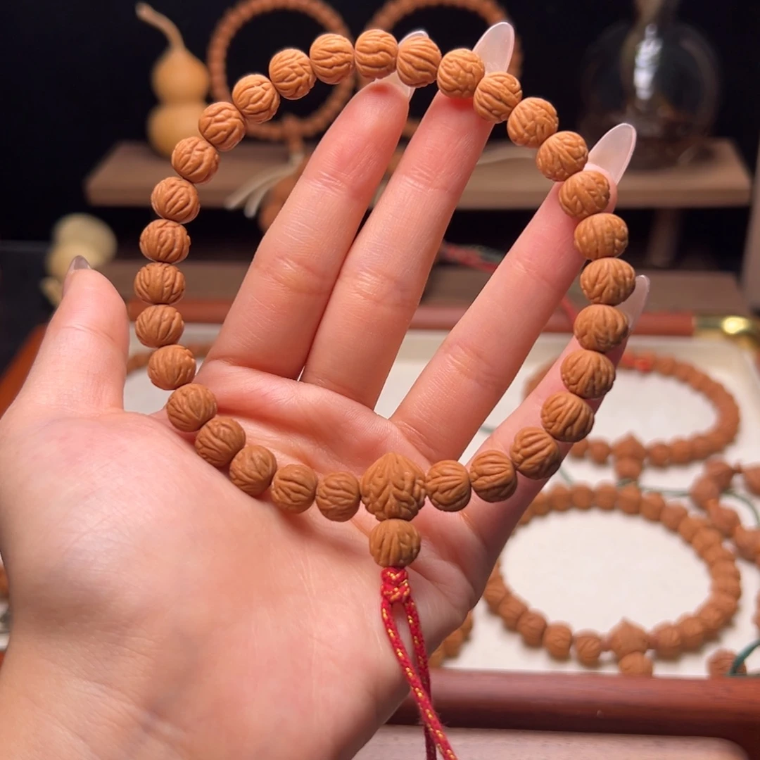 小***男木质类陕西龙纹桃核9.2